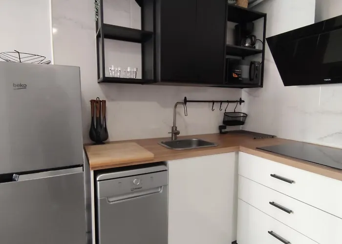 Luminoso Cerca De La Playa Con Terraza Vintage En - Es-209-64 公寓 *